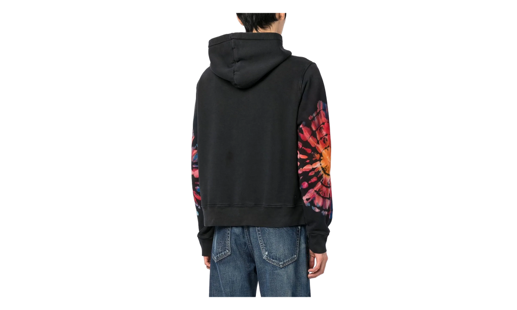 Spot Tie-Dye Hoodie "Black" PS23MJL027 001