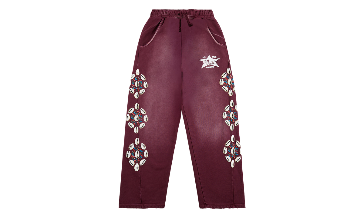 Cowrie Shell Sweatpant "Maroon" BAR27