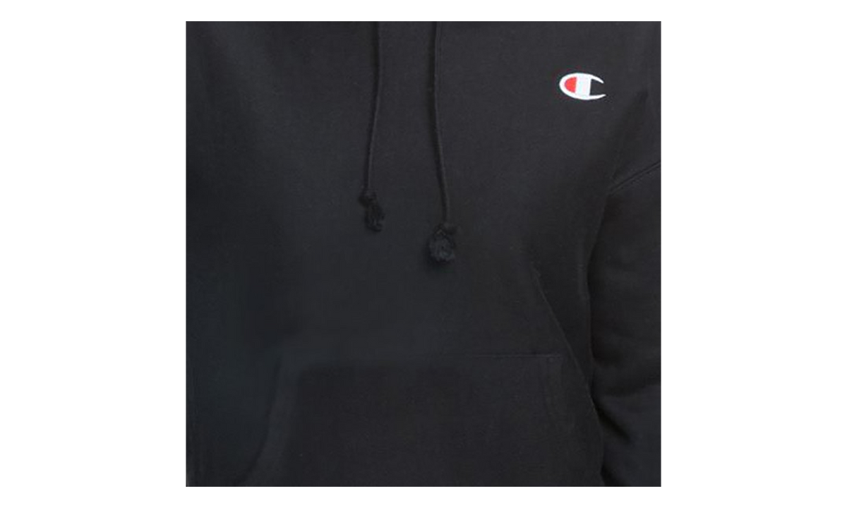 Reverse Weave C Logo Regular Fit Pullover Hoodie WMNS "Black" GF757 003