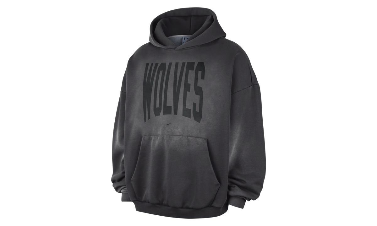 Minnesota Timberwolves Standard Issue Therma-FIT Fleece Basketball Pullover Hoodie "Dark Charcoal / White" II6034 099
