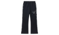 St. Violet Stripe Flare Sweatpants "Black" M4216 HWBP426