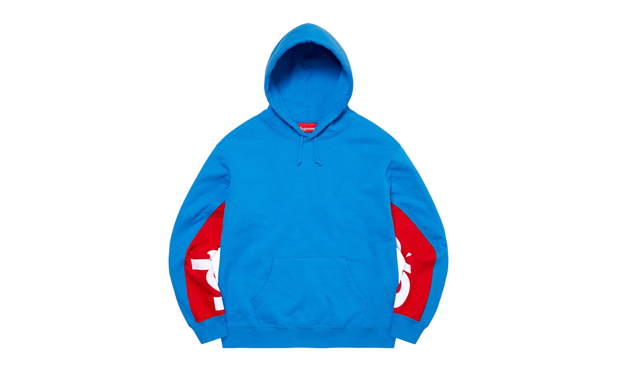 Cropped Panels Hoodie "SS22 - Bright Blue" SU12093
