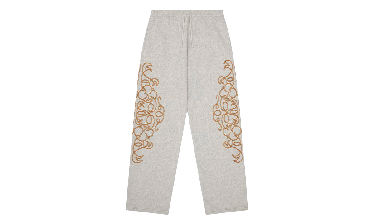 Western Embroidered Sweatpants "Grey" DT583