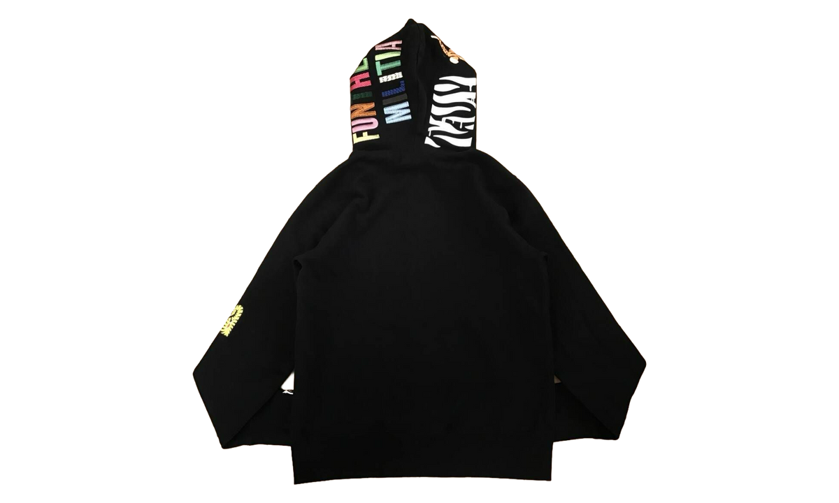 1St Camo Tiger Full Zip Hoodie (SS23) "Black" 1J30 115 016