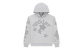 Rhinestone Beluga Hoodie "Grey" SP5der309