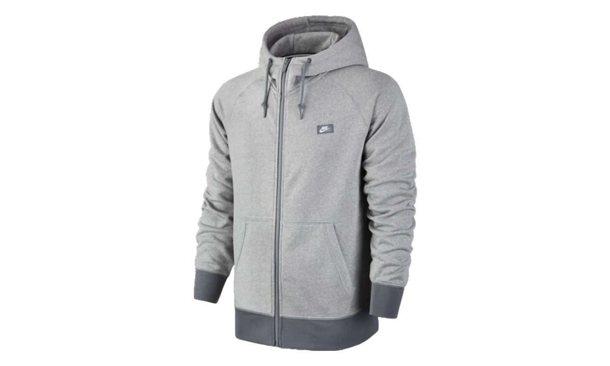 Aw77 Shoebox Full Zip Hoodie "HEATHER GREY" 727395 100