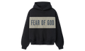 Cropped Relaxed Panelled Hoodie "Iron Grey Heather / Seal Heather" RW00283 0120