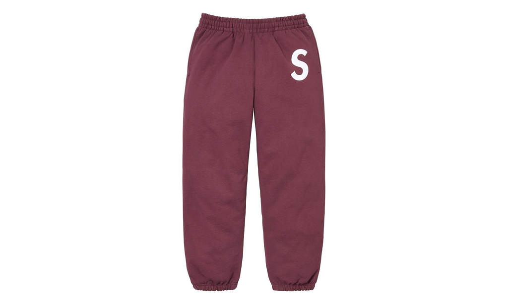 S Logo Sweatpant "FW24 - Maroon" SU26543
