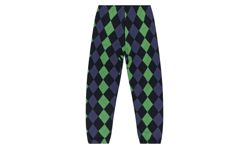 Intarsia Sweatpants "Green" DT957