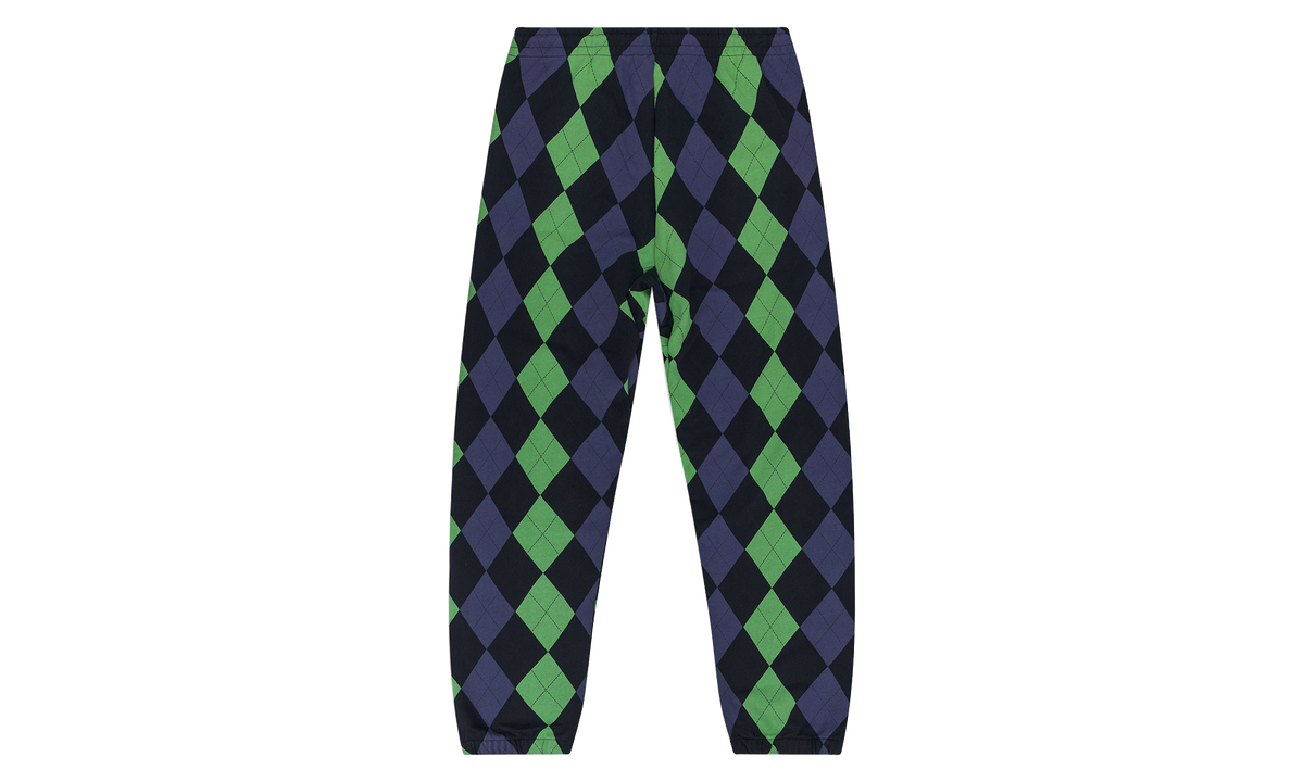 Intarsia Sweatpants "Green" DT957