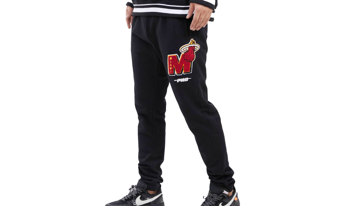 NBA Miami Heat Mash Up Logo Sweatpants "Black" BMH454260 BLK