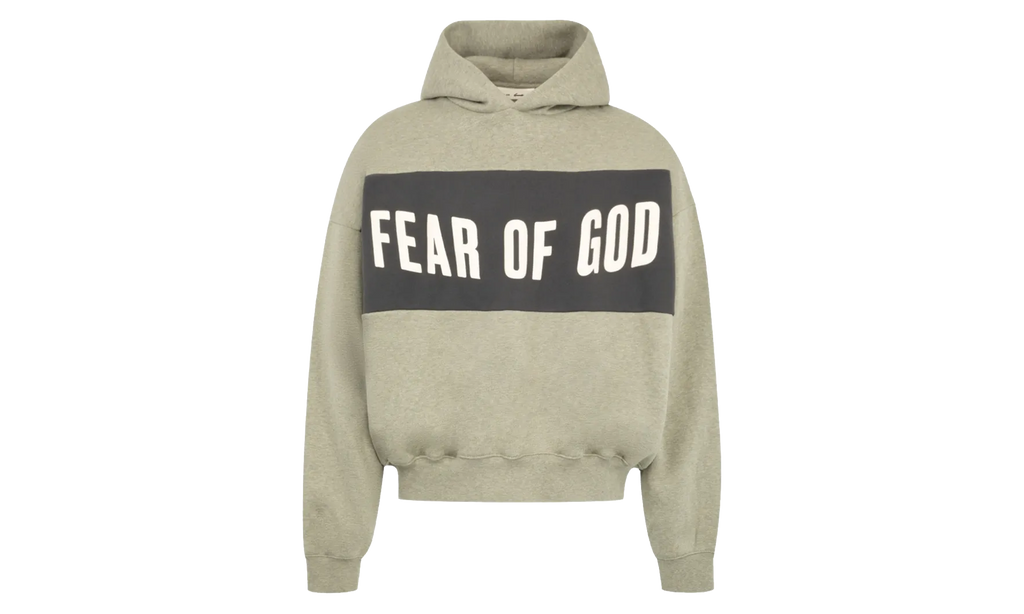 Cropped Relaxed Panelled Hoodie "Seal Heather / Iron Grey" RW00283 0135