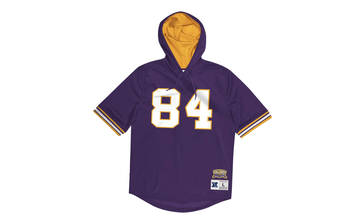 NFL N&N MESH SS HOODIE VIKINGS 2000 RANDY MOSS "Purple" NNMPSC19045 MVIPURP00RMO