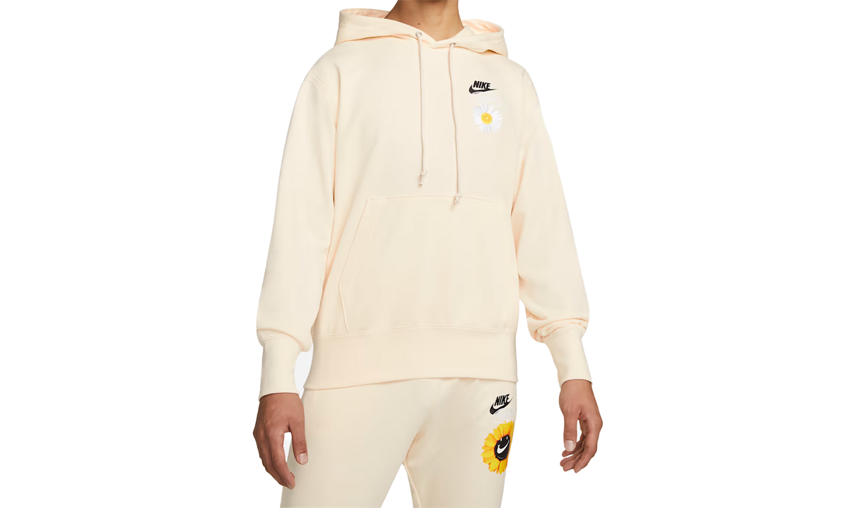 Sportswear French Terry Pullover Hoodie "Sunflower - Coconut Milk / Black" DM4994 113