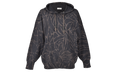 Cashmere Blend Patterned Hoodie WMNS "Black Stone" BRUN1837
