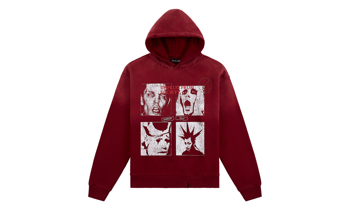 Unplug Hoodie "Red" BK020