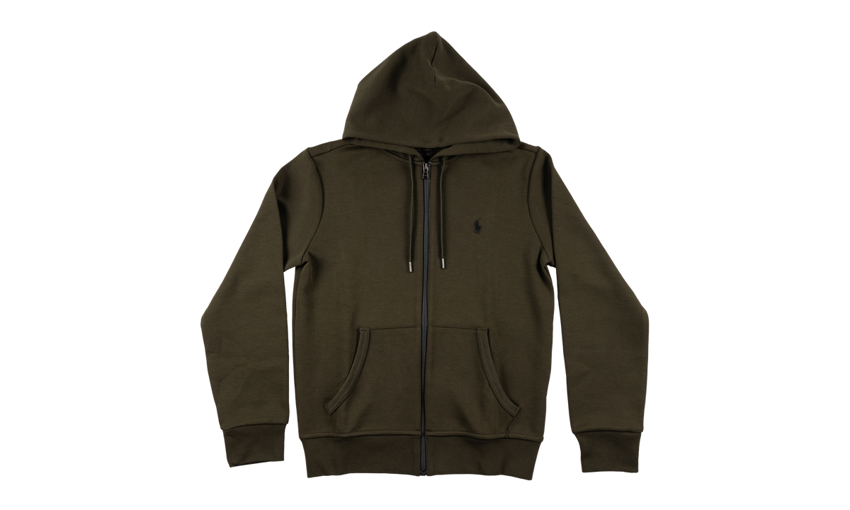Double-Knit Full Zip Tech Hoodie "Company Olive" 710652313043