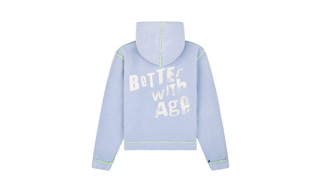 Flaming Passion Hoodie "Blue" BWA01