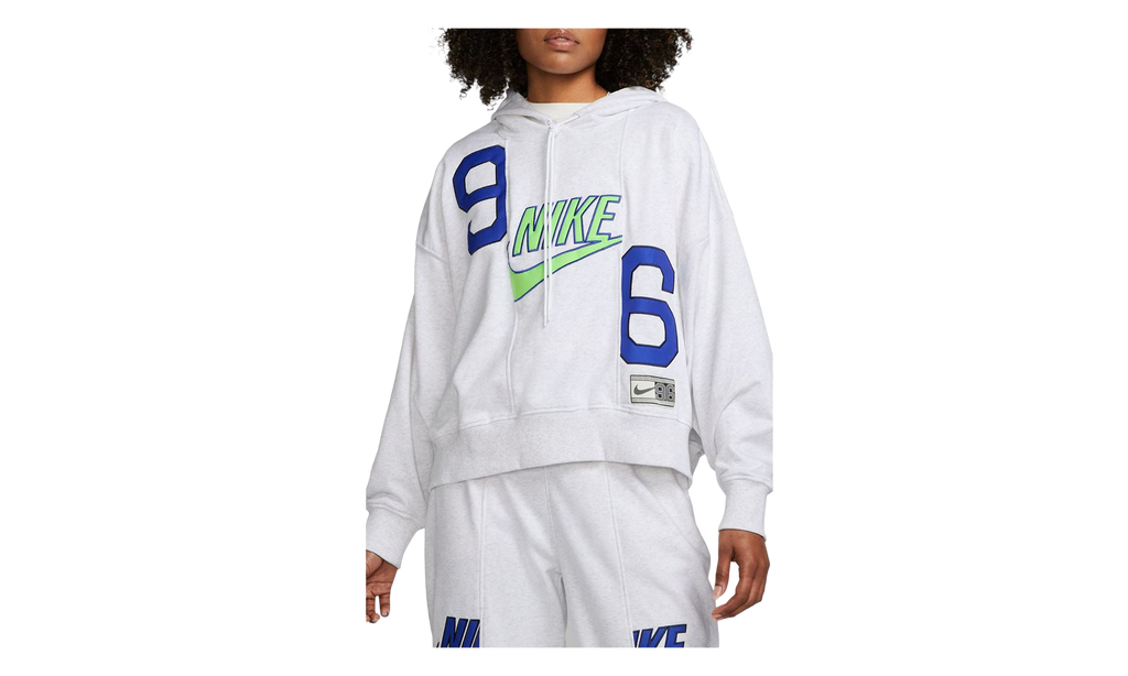 Sportswear Club Fleece Hoodie WMNS "Birch Heather / Green" DV8086 051