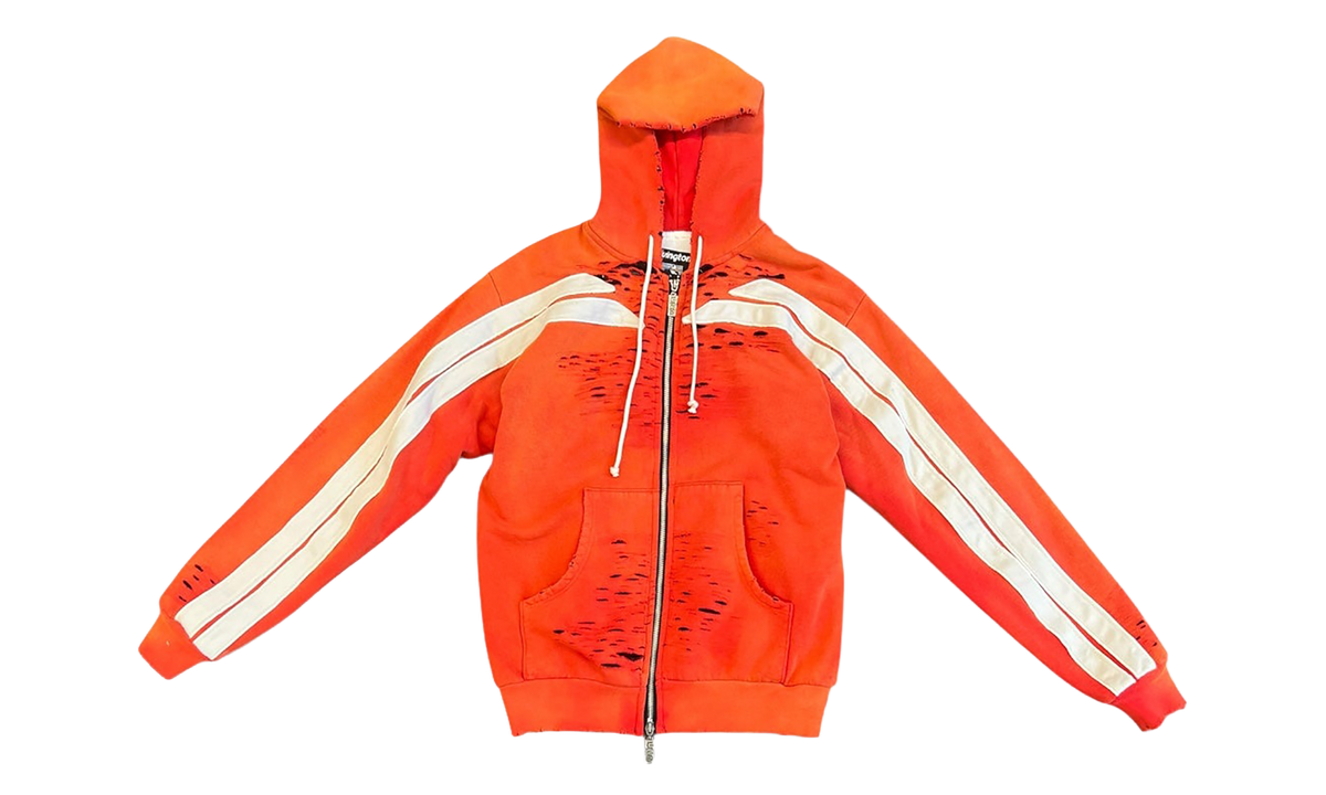 Apocrypha Pious Zip-Up Hoodie "Orange" APOC ZH44
