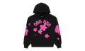 BELUGA ANGEL NUMBER HOODIE "Black/Pink" SP5der404