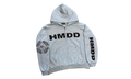 Crystal Studded Zip-Up Hoodie "Grey" HMDD001