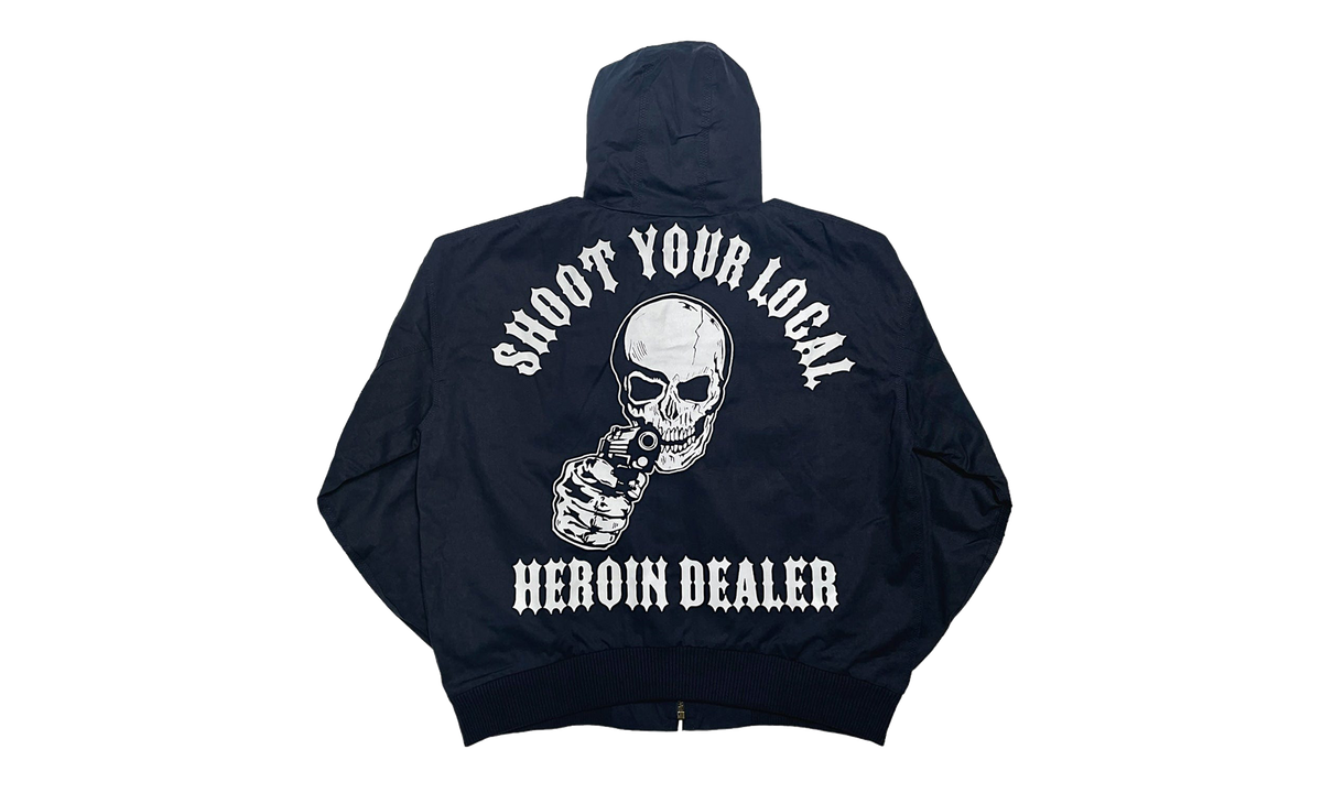 Shoot Your Local Heroin Dealer Work Hoodie "Navy Blue" WL053