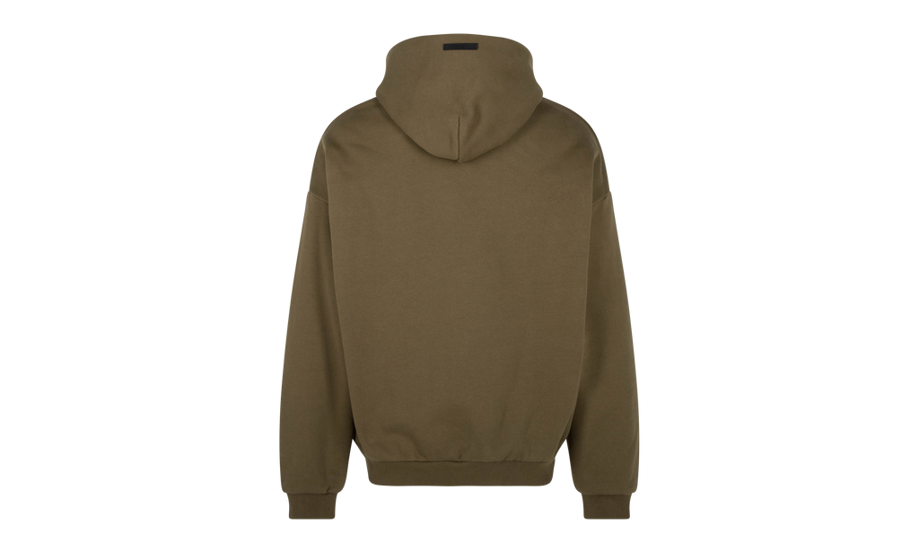 Fleece Pullover Hoodie "Olive" 192BT246254F