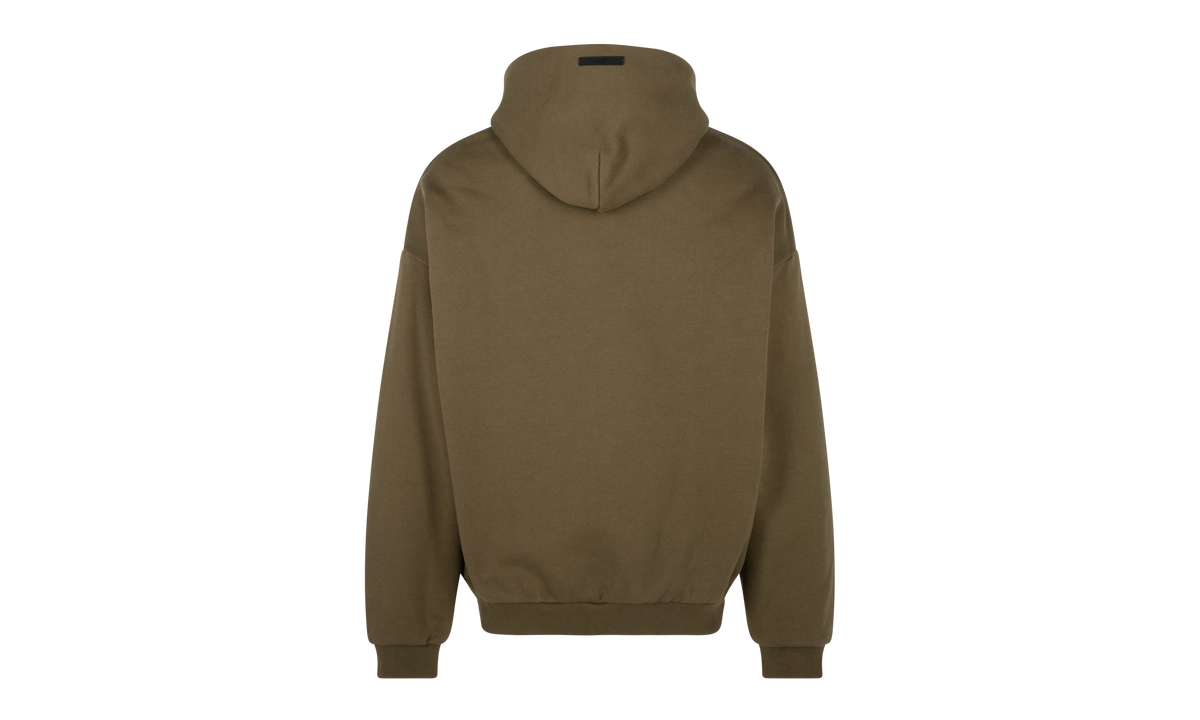 Fleece Pullover Hoodie "Olive" 192BT246254F
