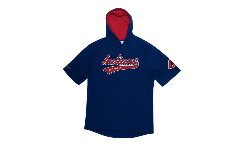 Short Sleeve Hoodie "MLB Cleveland Indians" HDSSAJ19007 CINNAVY