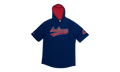 Short Sleeve Hoodie "MLB Cleveland Indians" HDSSAJ19007 CINNAVY