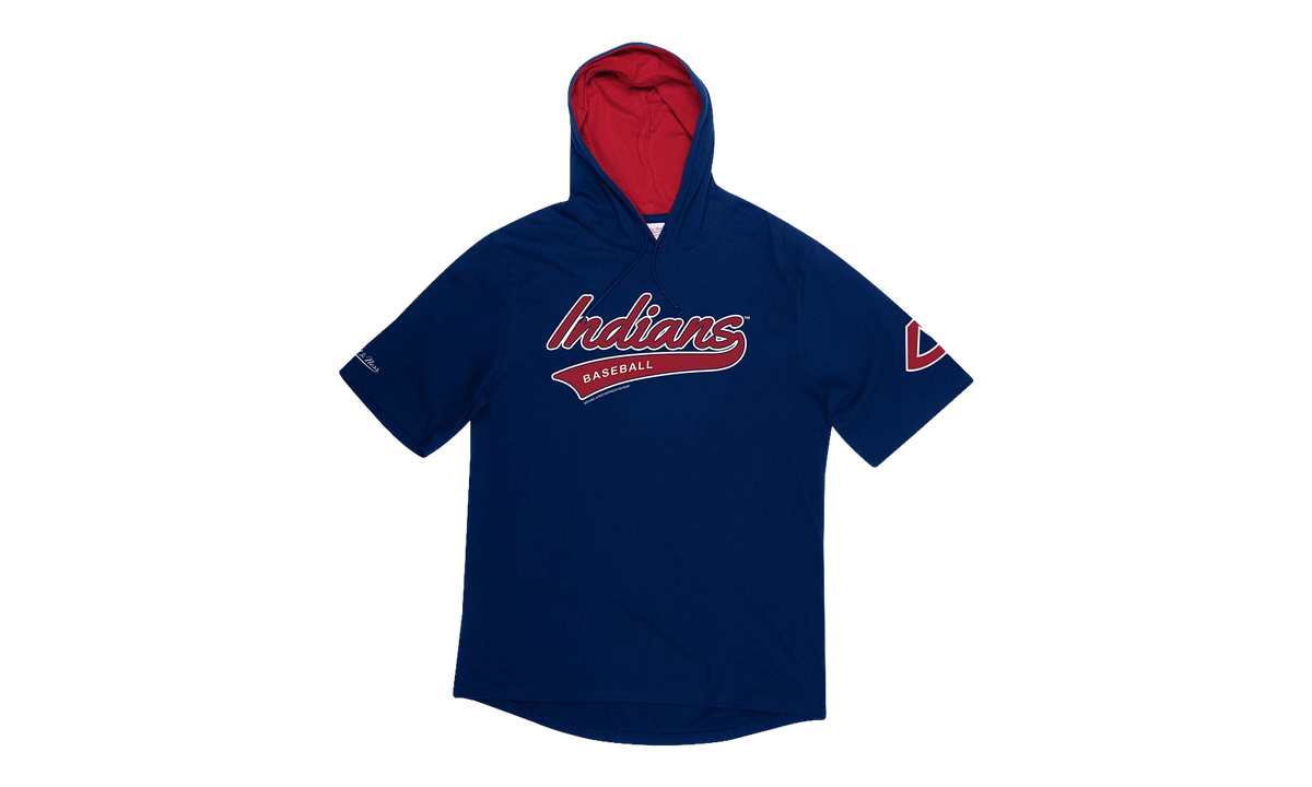 Short Sleeve Hoodie "MLB Cleveland Indians" HDSSAJ19007 CINNAVY