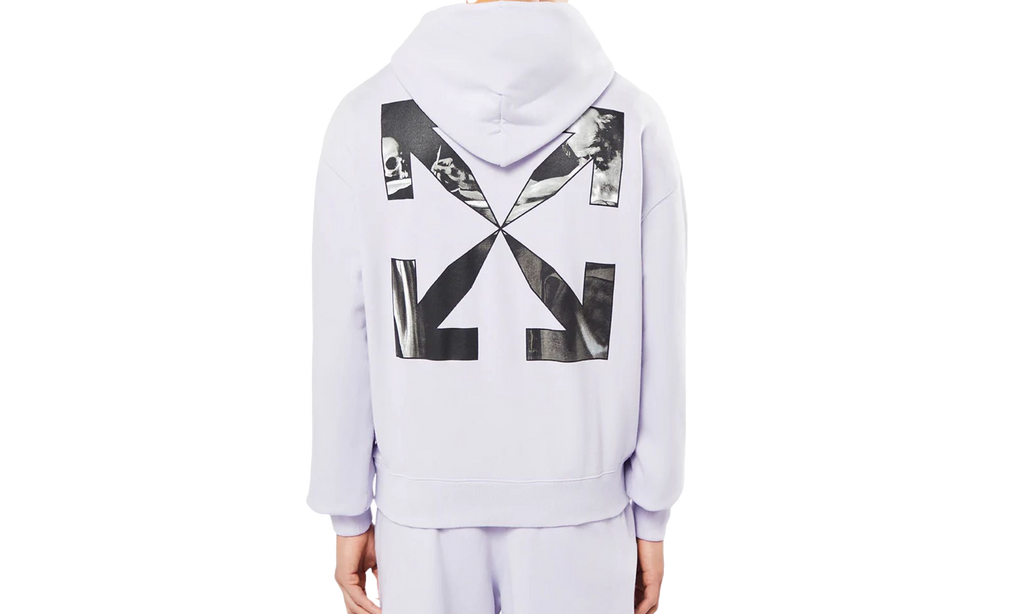 Caravag Arrow Over Hoodie "Dusty Lilac Blue" OMBB037F22FLE0033610