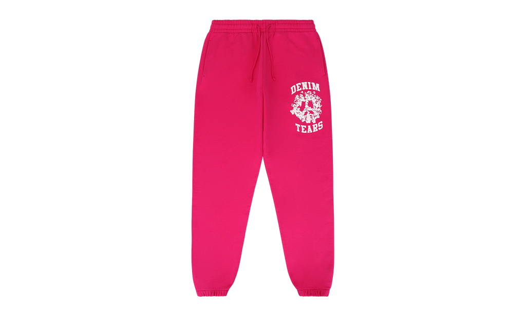 Denim University Sweatpants "Pink White" DT627