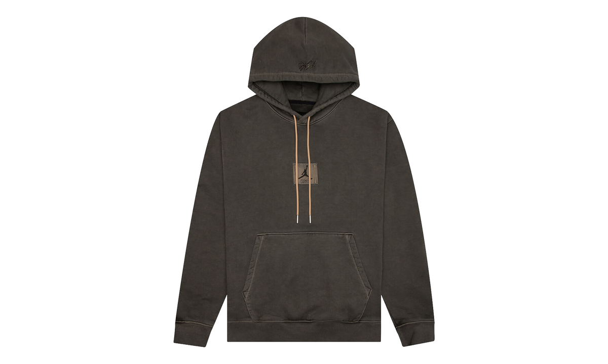 Jordan Flight Heritage Washed Fleece Hoodie "Black" DA9789 010