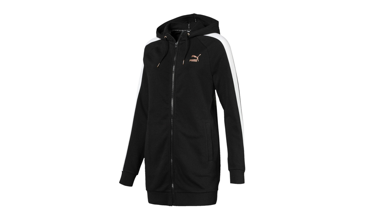 Kiss Artica T7 Full Zip Hoodie WMNS "Cotton Black" 577425 01