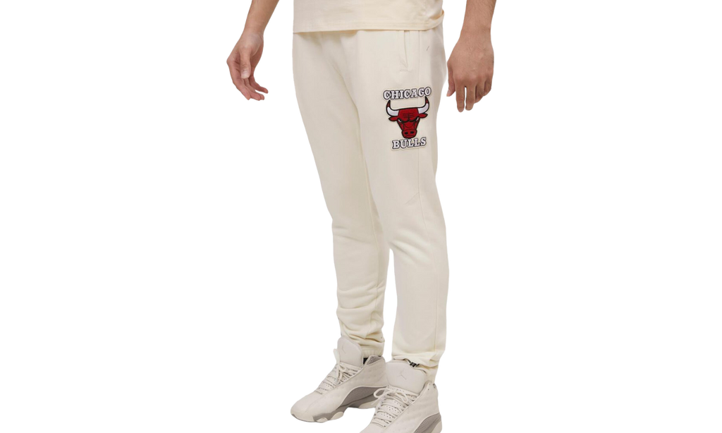 Chicago Bulls Retro Classic Eggshell Sweatpants "RED" BCB456014 ERD