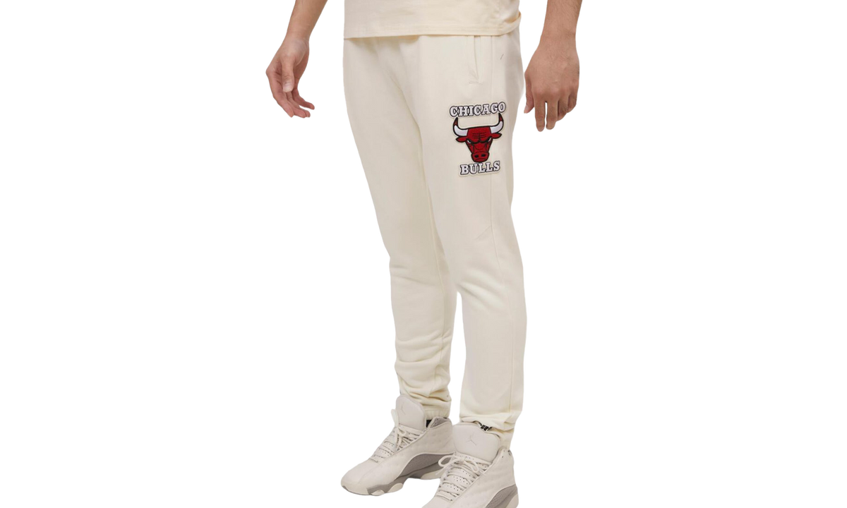 Chicago Bulls Retro Classic Eggshell Sweatpants "RED" BCB456014 ERD