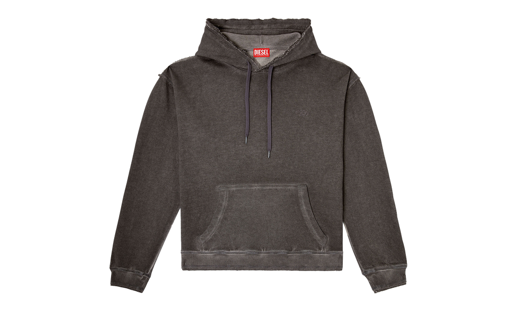 Treated Cotton Fleece Hoodie "Grey" A211940DCCD9CBA