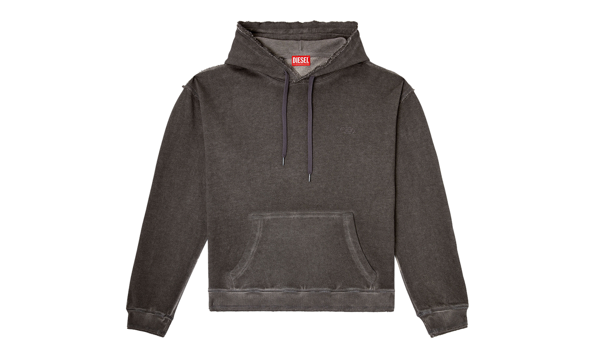 Treated Cotton Fleece Hoodie "Grey" A211940DCCD9CBA