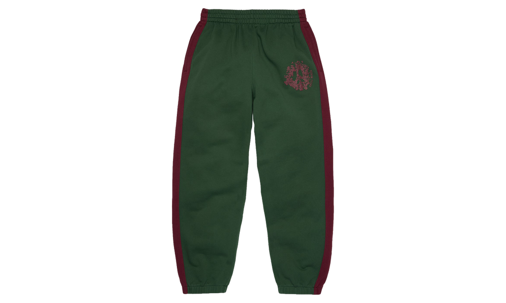 Denim U Paneled Sweatpants "Green" DT909