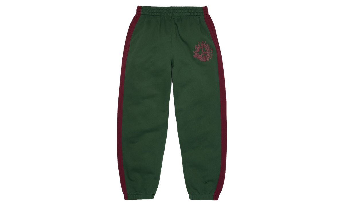 Denim U Paneled Sweatpants "Green" DT909