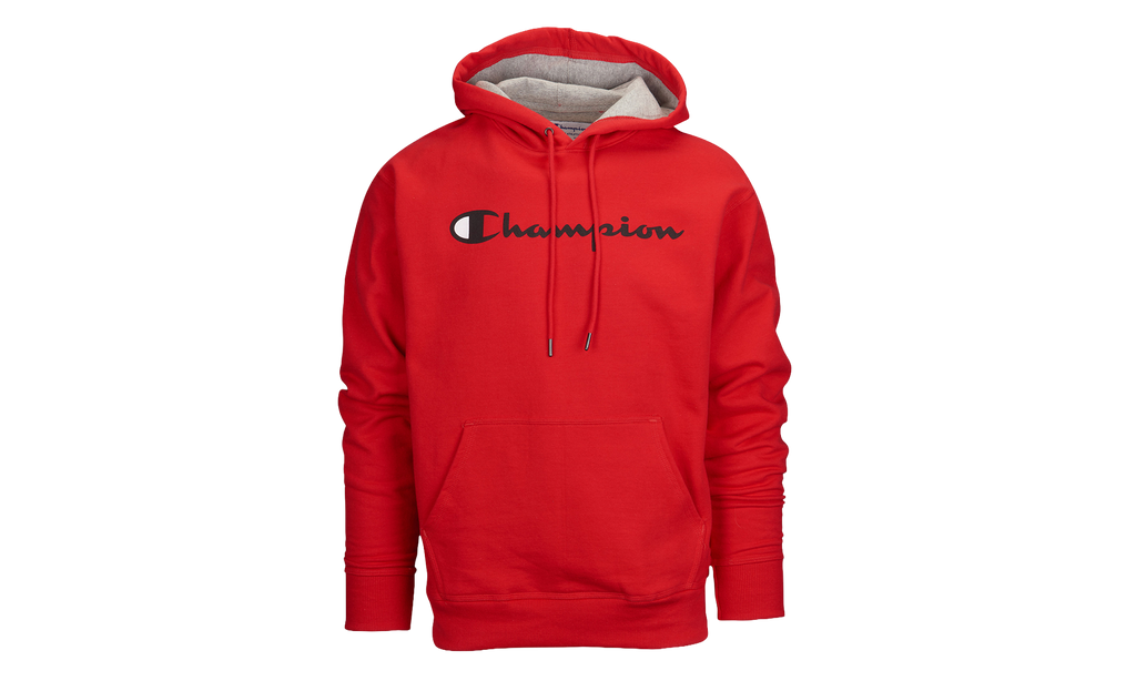 Powerblend Fleece Script Logo Hoodie "Red" GF89H Y067942WC
