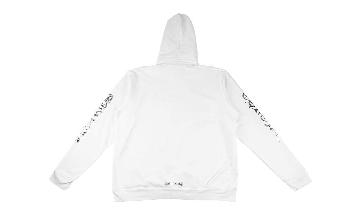Foil Hoodie "White / Silver" CHRM1277