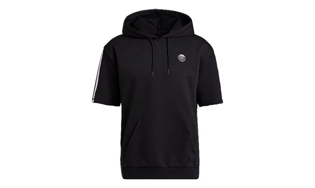 Donovan Mitchell Short Sleeve Hoodie "Black" HB6757