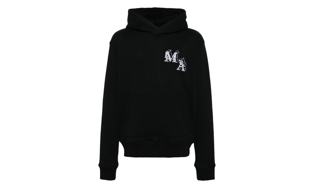 MA Angel Logo Hoodie "Black / White" AMJYHD1018 001