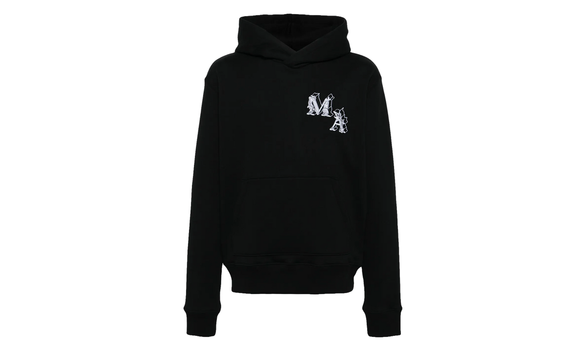 MA Angel Logo Hoodie "Black / White" AMJYHD1018 001