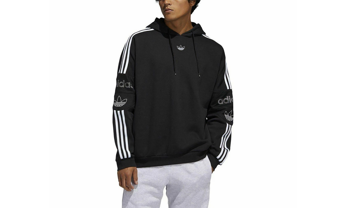 Originals Team Signature Trefoil Hoodie "Black" ED7115