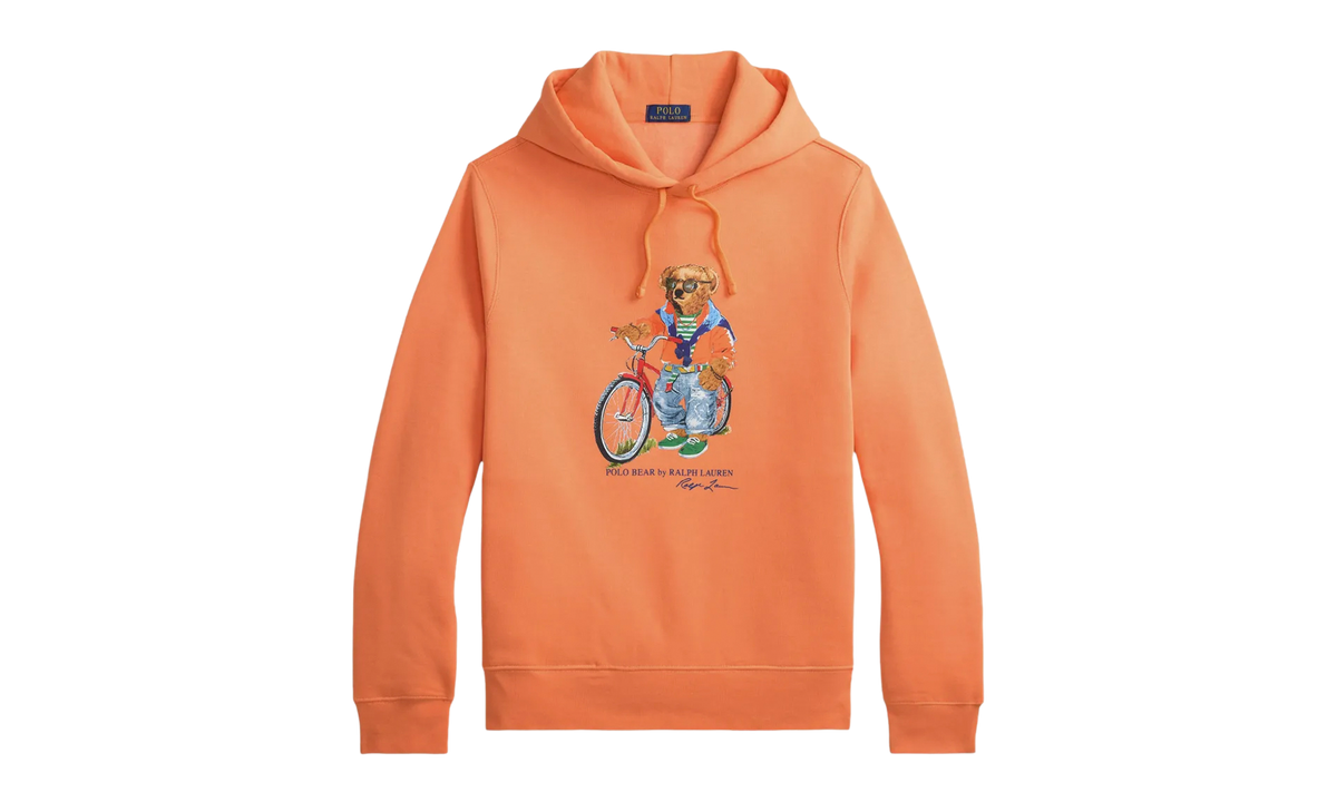 Summer Bike Bear Pullover Hoodie "Poppy" 710B14614002