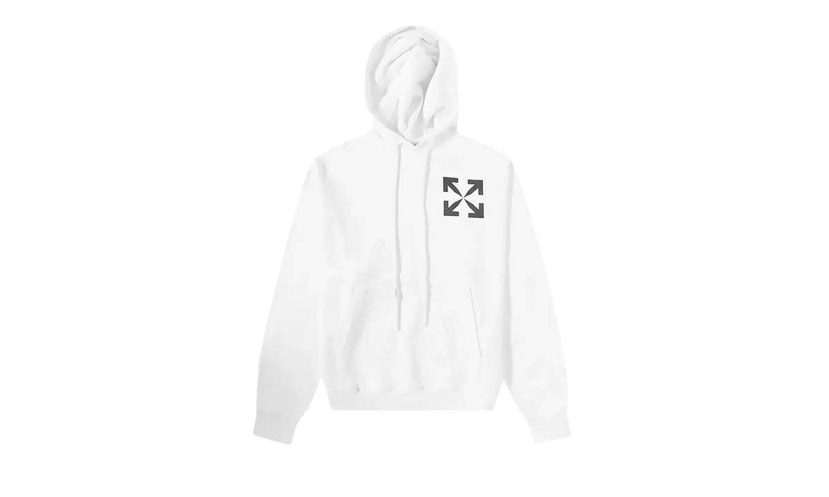 Single Aarow Over Hoodie "White / Black" Z7FCKMP0